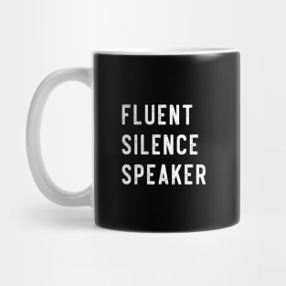 Fluent silence speaker Mug